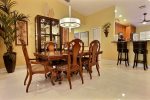 Second floor formal dining table